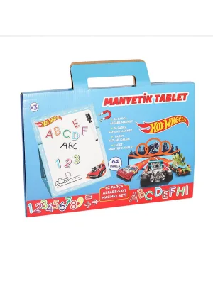2236 Hot Wheels Manyetik Tablet 62 Parça Manyetikli