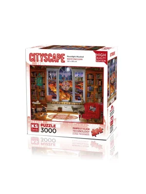 23020 Moonlight Mischief  3000 Parça Puzzle -ks Puzzle