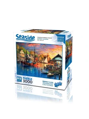 23023 Puzzle 3000 American Harbour Sunset
