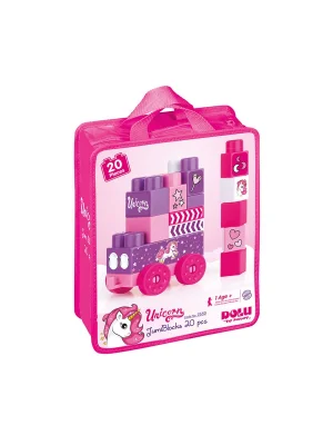 2550 Unıcorn Çantalı Mega Blok 20 Lı