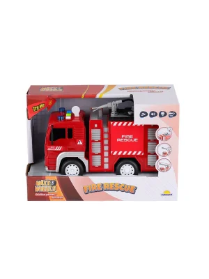 3150 Maxx Wheels Sesli Ve Işıklı Su Fışkırtan İtfaiye Aracı 20 Cm