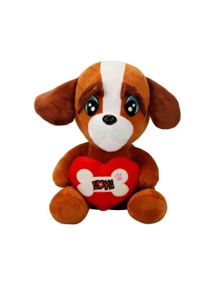3183 Sunman, Kalpli Peluş Köpek 30 Cm
