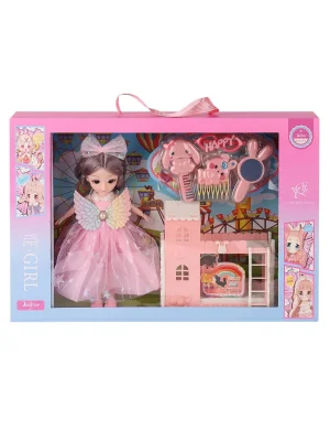 3688-164a Aksesuarlı Kanatlı Bebek Oyun Seti -karsan