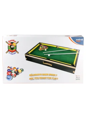 417 Matrax Ahşap Bilardo Oyunu -akçiçek Oyuncak