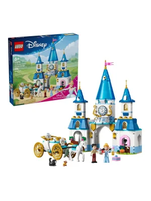 43275 Lego Disney Prensesi Sindirellanın Şatosu Ve At Taşıyıcı 596 Parça +6 Yaş