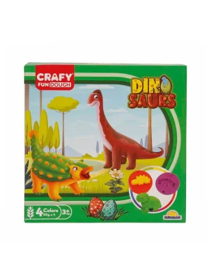4734 Crafy 14’lü Oyun Hamuru Kalıp Seti – Dinozorlar