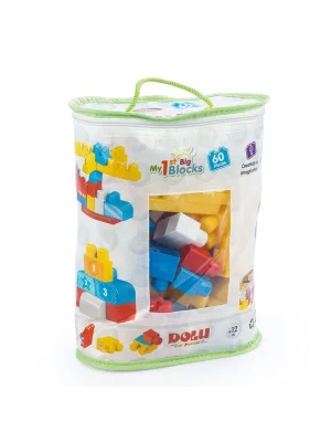 5019 Büyük Blok Seti 60 Parça-dolu Oyuncak