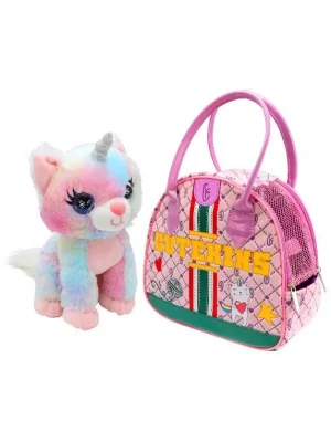 50455 Sun-fnv-cutekıns Peluş Catıcorn Posh Taşıma Çantalı