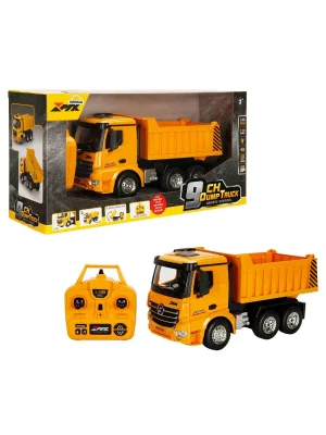 5083 Sun-rst-rc İş Makinesi 1 18 Damperli Kamyon Ff Işıklı 9ch 3 7v Usb 2 4ghz