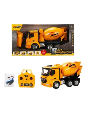 5084 Sun-rst-rc İş Makinesi 1 18 Beton Mikseri Ff 9ch 3 7v Usb 2 4 Ghz Sesli Işı