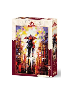 5090/art Art Puzzle, Şemsiye Altındaki Aşk 500 Parça Puzzle
