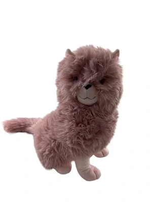 5117 Puffy Oturan Pembe Kedi