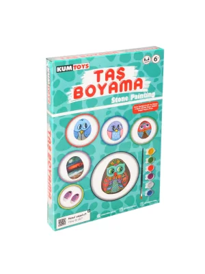 5307 Kumtoys Taş Boyama - Stone Painting / +6 Yaş