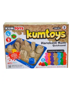 5329 Kumtoys, Hareketli Kum Seti 1000 Gr / +3 Yaş