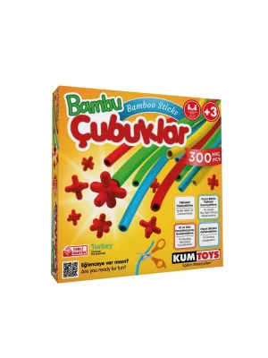 5462 Kumtoys, Bambu Çubuklar - 300 Parça / +3 Yaş