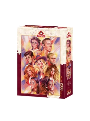 5474 Art Puzzle Dünya Müzik Starları 2000 Parça Puzzle