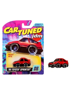 558958 Cartuned Jdm 1985-87 Sprinter Trueno Gt-apex Ae86 - Siyah Kırmızı Araba