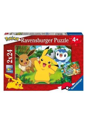 56682 Pokemon 2x24 Parça Ravensburger Puzzle