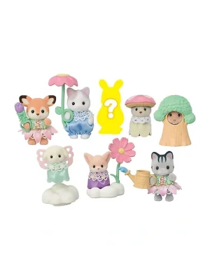 5823 Sylvanian Families Bebek Minifigür Çiçek Serisi Tekli Sürpriz Figür +4 Yaş