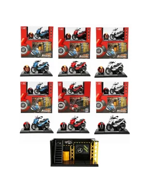 5839 Sun-myg-motosiklet 1 12 Bmw Kasklı Figür Pb.3r Ses Işık