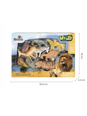 5901-5903-5904 Kutulu 12 Parça Hayvan Seti