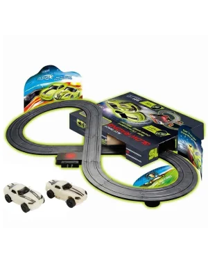 5972 Sun-yfn-yarış Set 1 64 Glow Racıng Slot Track Karanlıkta Parlayan 2arb266cm