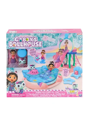 6067878 Gabbys Dollhouse Gabby Ve Mercat Purr-ific Havuz Oyun Seti