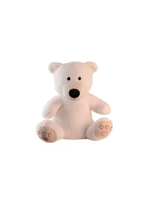 6190 60 Cm Oturan Ayı Beyaz