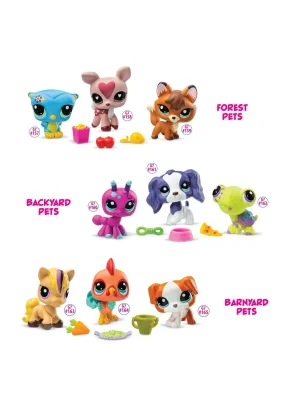 6469 Sun-littlest Pet Shop Minişler 3’lü Figür Seti