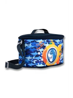Cennec Mavi Sarı Balina İlkokul Sırt Çantası Seti - Erkek Çocuk