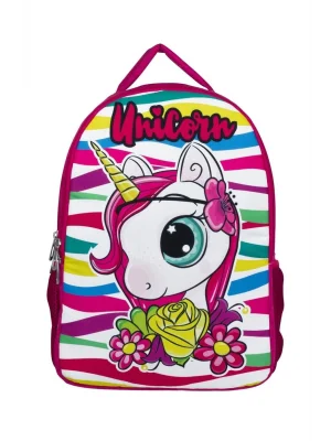 ÜMİT - 109 - Cennec Sevimli Unicorn Kız Çocuk İlkokul Sırt Çantası