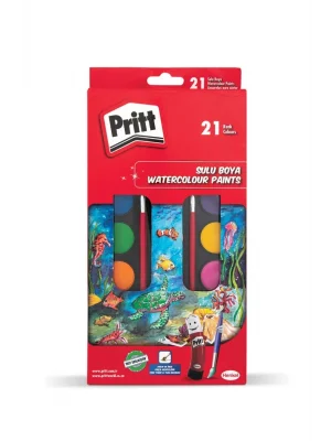 Pritt Sulu Boya 1671703 21 Li Büyük Tablet *72