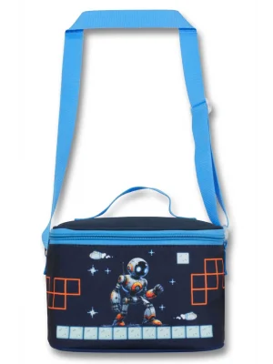 Ümit Çanta Erkek Çocuk Beslenme Çantası (Thermo Isı Yalıtımlı) - Oyun Konsolu - Mavi Siyah - 5031