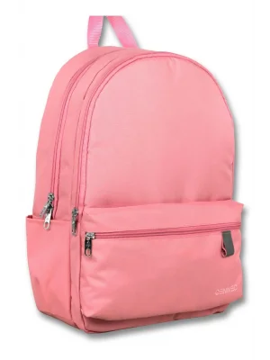 Cennec Üç Bölmeli Kız Çocuk Pembe İlkokul Sırt Çantası - 5121 - İlkokul 1-2-3-4. Sınıflar İçin Uygun