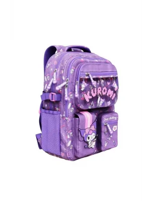 TMN 3223 5 BÖLMELİ OKUL ÇANTASI MOR