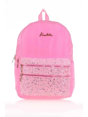 Magıc Dreams Sırt Çantası (TAŞLI PULLU-PEMBE)