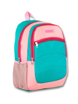 Ümit Çanta Cennec Ortaokul Kolej Lise ve Günlük Sırt Çantası - Yeşil-Pembe - Kız