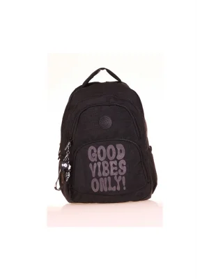 Crazy Sırt Çantası Black K1677