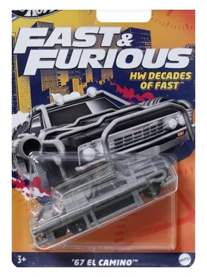 1/64 Ölçek Fast & Furious Temalı Uzun Kart Araçlar HRW41 67 El Camino