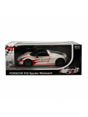 70710 1:14 Uzaktan Kumandalı Porsche 918 Spyder Weissach Işıklı Araba 32 Cm