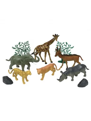 7141,7142,7143 Poşette 10 Parça Hayvan Seti