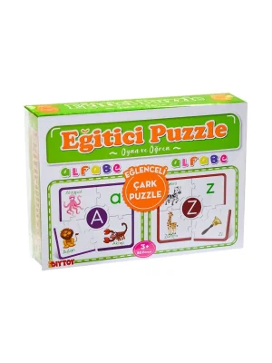 7197 Çark Puzzle Alfabe