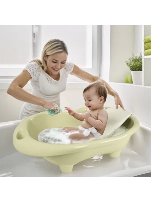 7269 Hıppo Bebek Yıkama Küveti Ve Desteği Eco Yeşil
