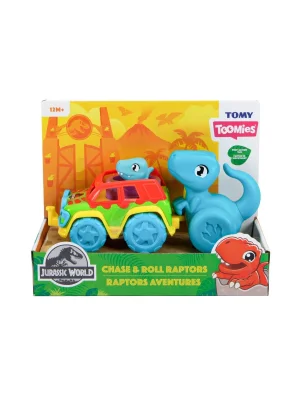 73251 Tomy - Jurassic World Dino Ve Renkli Araç +12 Ay