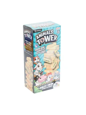 7378 Animals Tower Süper Denge Oyunu 54 Parça -tottreiq