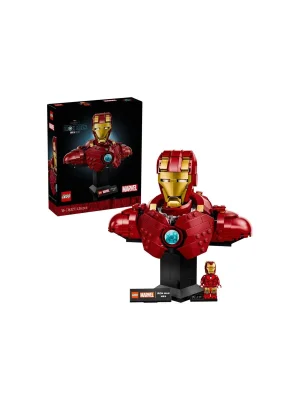 76327 Lego Marvel Iron Man Mk4 Büstü 436 Parça +18 Yaş