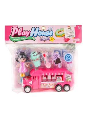 828-6 Bebekli Karavan Oyun Seti -prestij Oyuncak