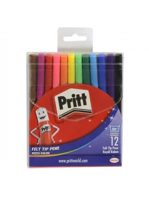 PRITT KEÇELİ KALEM 12 RENK