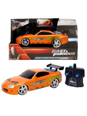 9462 Sun-sım-jda-rc Araba 1 24 Fast Furıous Brıans Toyota Supra Nıtro Powered