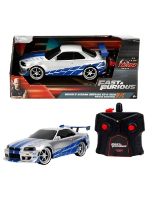 9772 Sun-sım-jda-rc Araba 1 24 Fast Furıous Nıssan Skylıne Gtr 2 4 Ghz Fastf